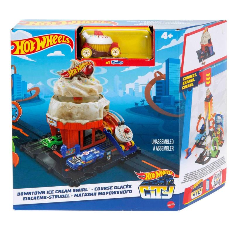 Hot Wheels Pista Gelateria Roda E Acelera HKX38 - Mattel - Pistas